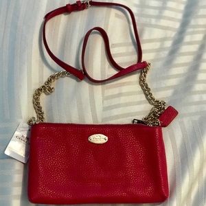 Coach QUINN CROSSBODY IN PEBBLE LEATHER ( F52709)